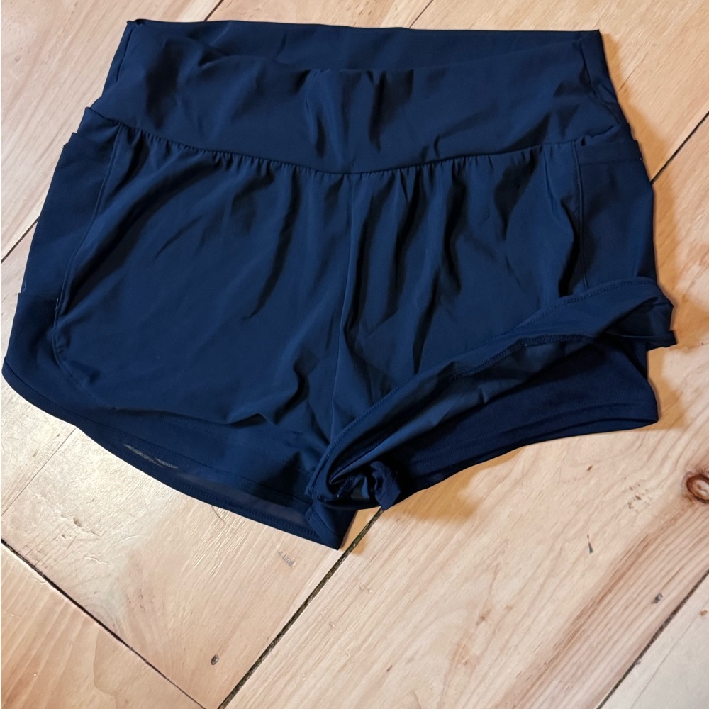 Women's Athletic Black Shorts